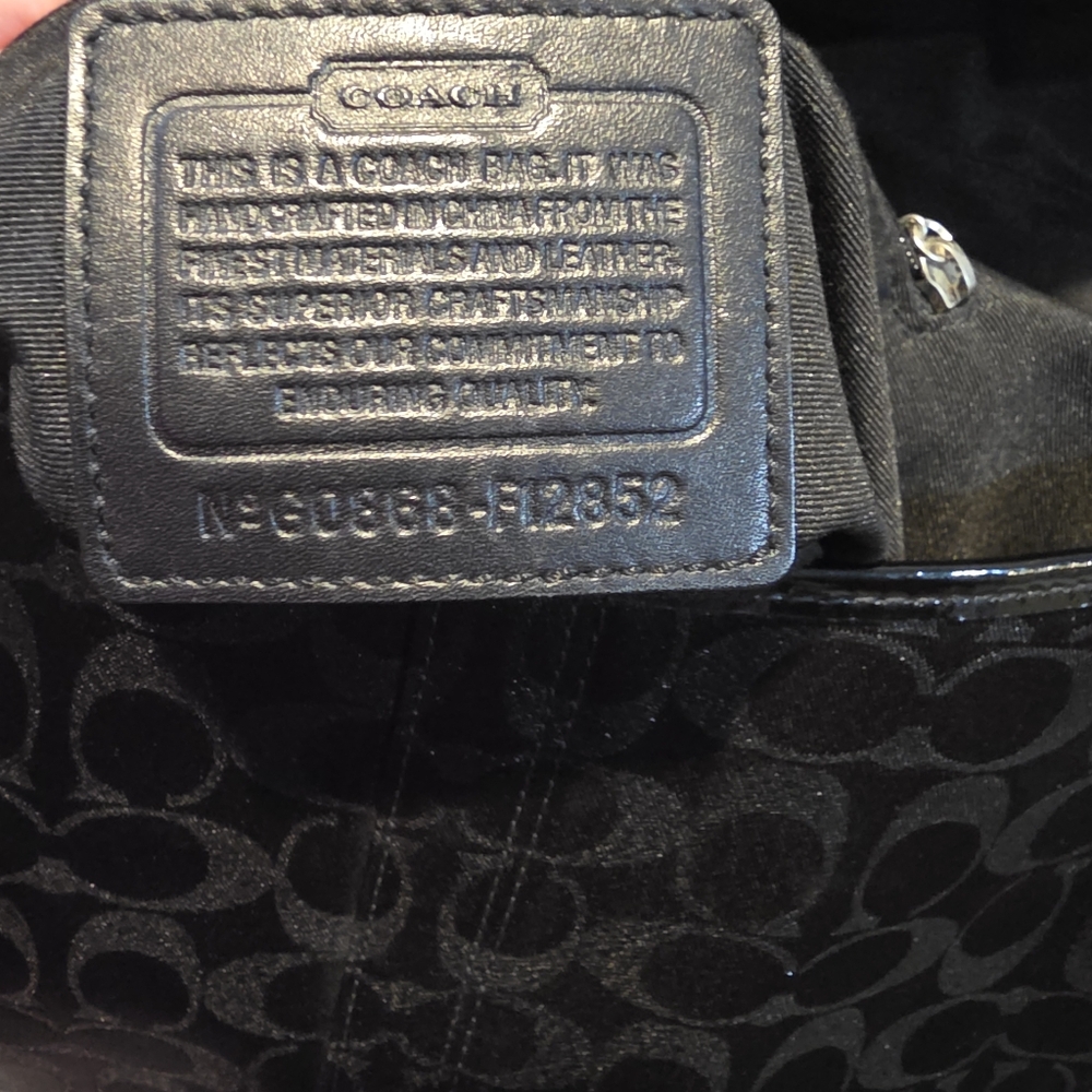 Coach F12852 Metallic Signature C Studded Flap Saddle Bag 2008 - Picture 9 of 9